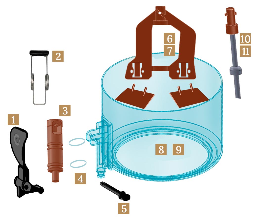 Peças para Chocolateira